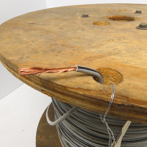 12 AWG Wire Gray Primary Stranded Power Cable AC/DC 1300'