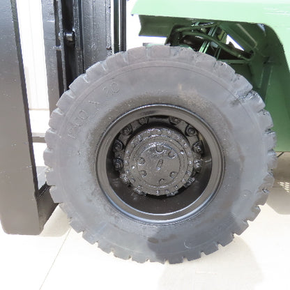 Clark C500 Y300D 30,000 LB Diesel Forklift 204" H 2-Stage 96" Forks Solid Tires