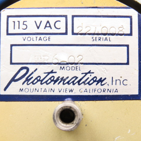 Photomation TR6-02 115VAC Photosensor