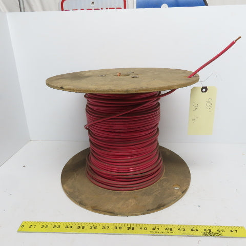 8 AWG Wire Red MTW Stranded Power Cable 400'