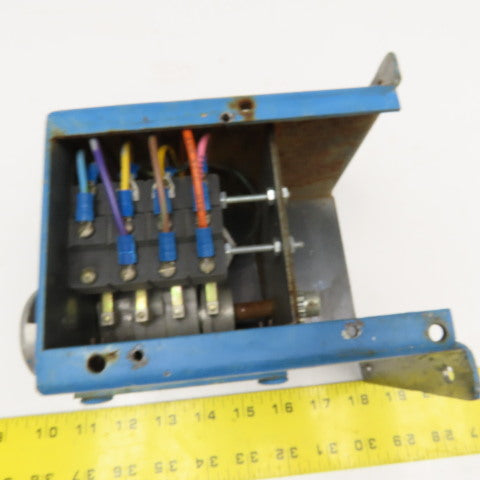 250/480VAC 125/250VDC 4 Position Rotary Switch Manual Adjust