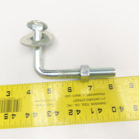 1/2"-13 x 4" Bent Anchor Carriage Bolt 2-1/2" Thread Length Lot Of 4