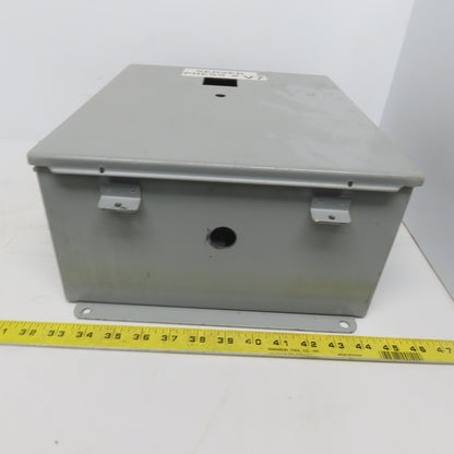 Hoffman A-1412CHNF 14x12x6 Hinged Door Electrical Enclosure Cabinet W/Backplate
