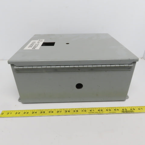 Hoffman A-1412CHNF 14x12x6 Hinged Door Electrical Enclosure Cabinet W/Backplate