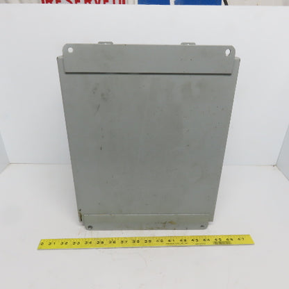 Hoffman A-1412CHNF 14x12x6 Hinged Door Electrical Enclosure Cabinet W/Backplate