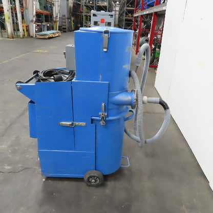 Vac-U-Max 300 3HP Industrial Portable Vacuum Cleaner 230V 3PH 13' Hose 33' Cord