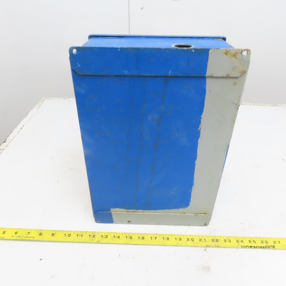 Hoffman E-12PBY25 13.5x10x6 Hinged Door Electrical Enclosure Cabinet W/Backplate