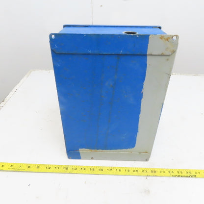 Hoffman E-12PBY25 13.5x10x6 Hinged Door Electrical Enclosure Cabinet W/Backplate