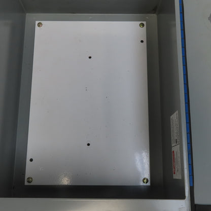 Hoffman E-12PBY25 13.5x10x6 Hinged Door Electrical Enclosure Cabinet W/Backplate
