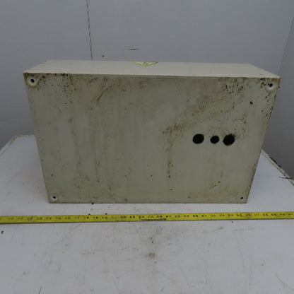 Rittal AE 1039 15x23.5x7.5 Hinged Door Electrical Enclosure Cabinet W/Backplate