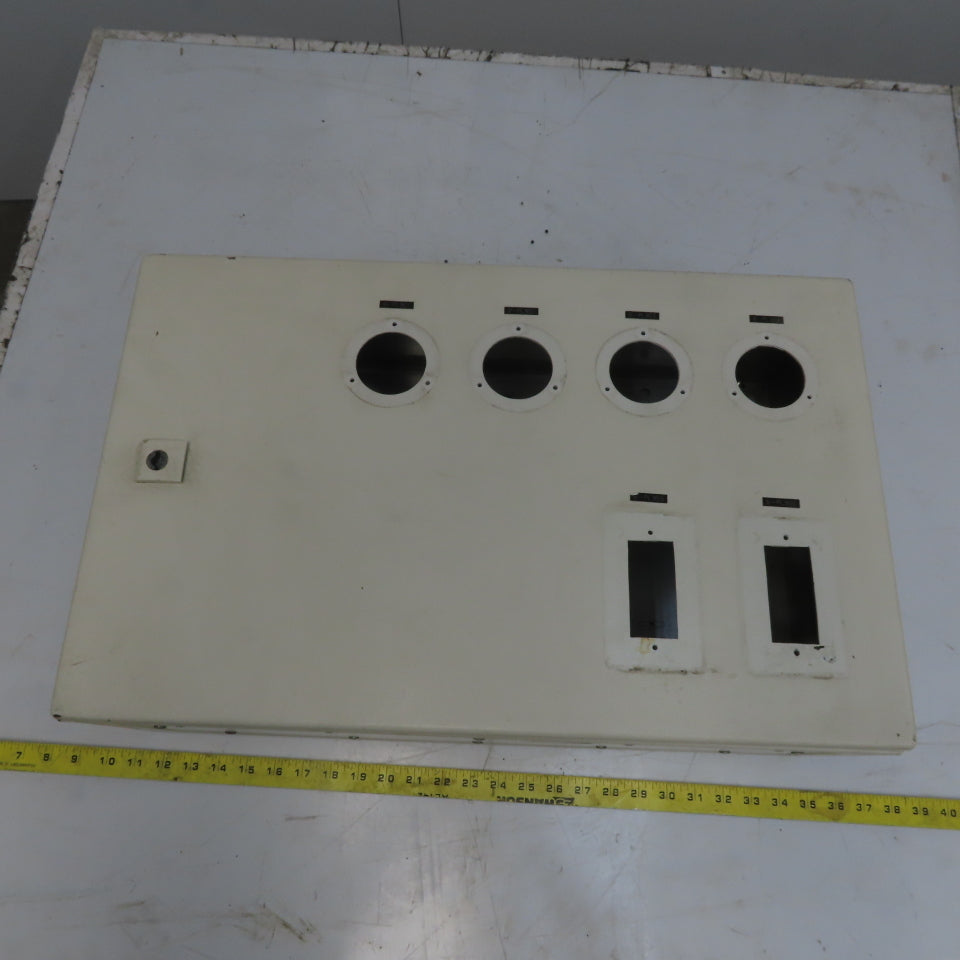 Rittal AE 1039 15x23.5x7.5 Hinged Door Electrical Enclosure Cabinet W/Backplate