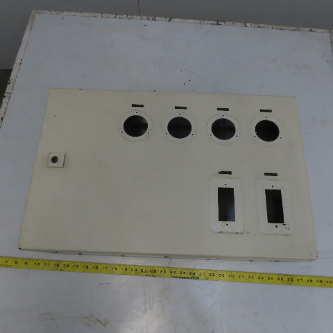 Rittal AE 1039 15x23.5x7.5 Hinged Door Electrical Enclosure Cabinet W/Backplate
