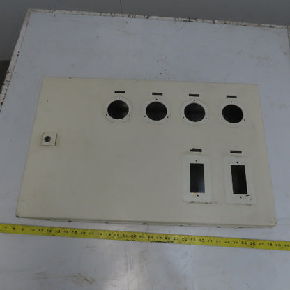 Rittal AE 1039 15x23.5x7.5 Hinged Door Electrical Enclosure Cabinet W/Backplate