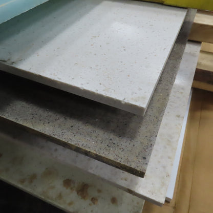 Skid  Misc. Sizes HDPE Poly Countertop Table Sheets 12' L x 30" W Lot /6