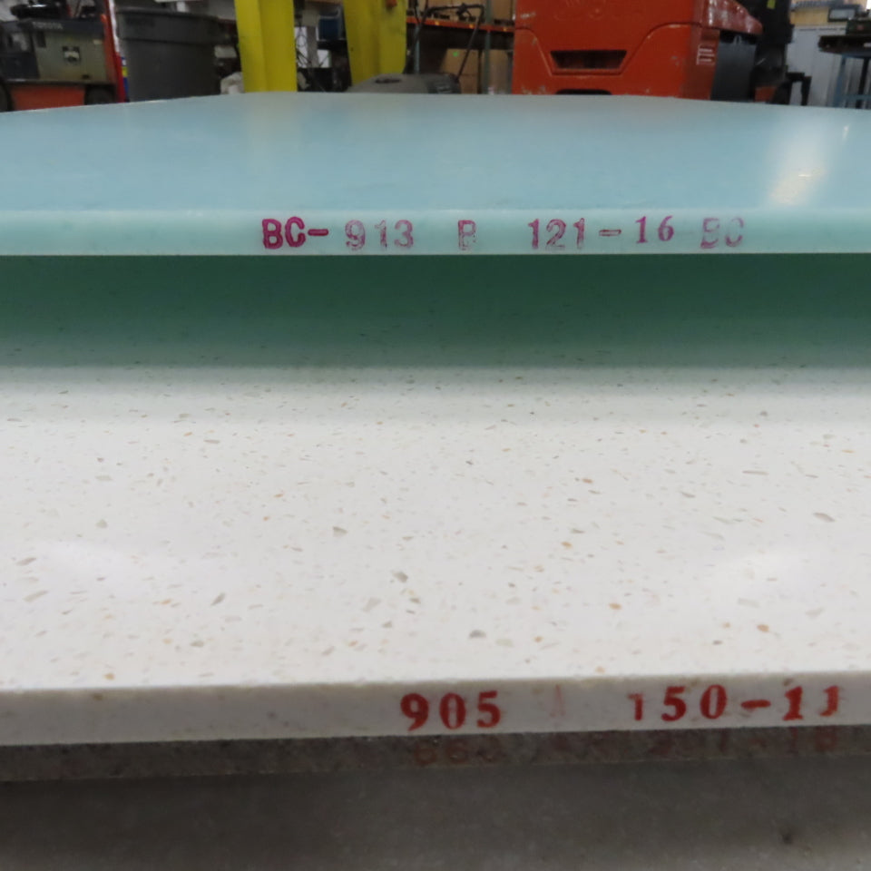 Skid  Misc. Sizes HDPE Poly Countertop Table Sheets 12' L x 30" W Lot /6