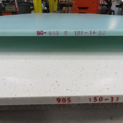 Skid  Misc. Sizes HDPE Poly Countertop Table Sheets 12' L x 30" W Lot /6