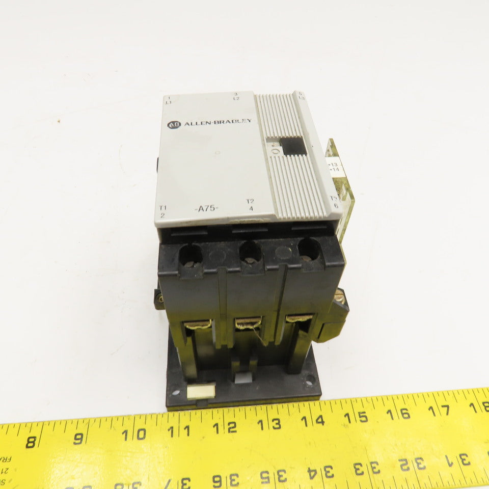 Allen Bradley 100-A75*N3 600V 75A 60Hp MAX Contactor 110/120V Coil
