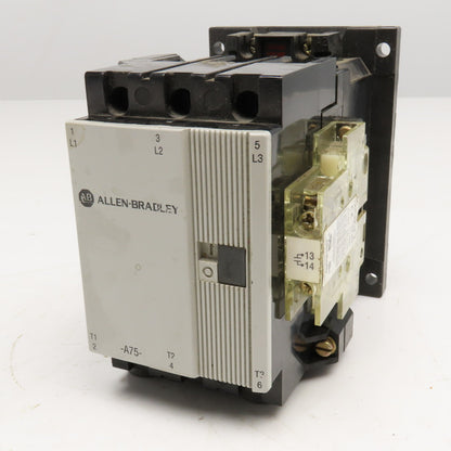 Allen Bradley 100-A75*N3 600V 75A 60Hp MAX Contactor 110/120V Coil