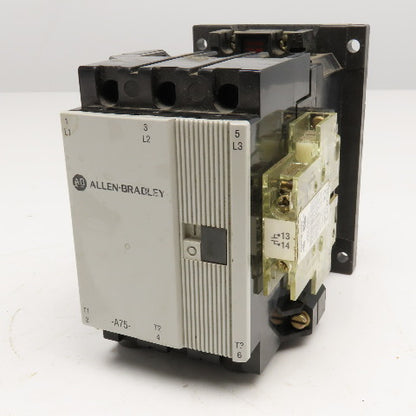 Allen Bradley 100-A75*N3 600V 75A 60Hp MAX Contactor 110/120V Coil