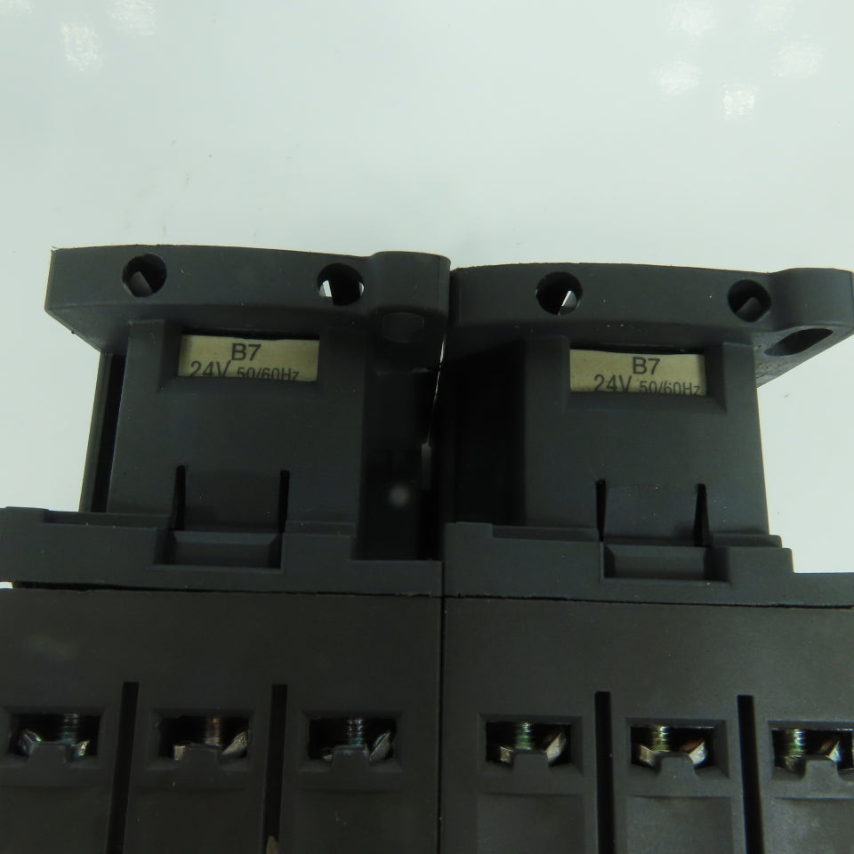 Telemecanique LC1 D09 600V Reversing Motor Starter Contactor 2-7.5HP 24V Coil