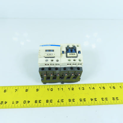 Telemecanique LC1 D09 600V Reversing Motor Starter Contactor 2-7.5HP 24V Coil