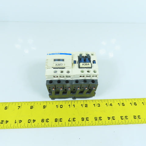 Telemecanique LC1 D09 600V Reversing Motor Starter Contactor 2-7.5HP 24V Coil