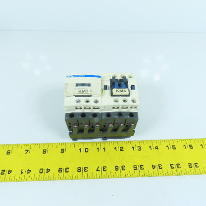 Telemecanique LC1 D09 600V Reversing Motor Starter Contactor 2-7.5HP 24V Coil
