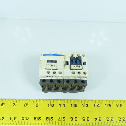 Telemecanique LC1 D09 600V Reversing Motor Starter Contactor 2-7.5HP 24V Coil