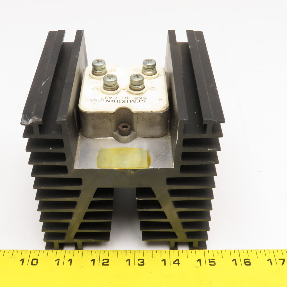 Semikron SKB 50/12 A3 Bridge Rectifier W/ Heat Sink