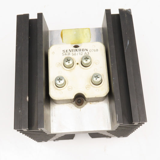 Semikron SKB 50/12 A3 Bridge Rectifier W/ Heat Sink