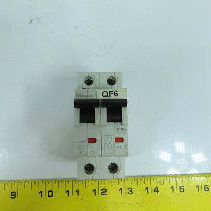 Moeller FAZ-2-S4 2-Pole Circuit Breaker 50/60HZ 415V
