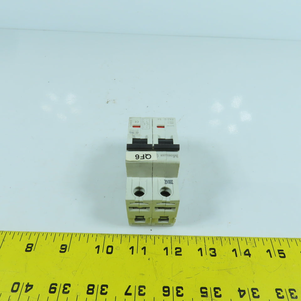 Moeller FAZ-2-S4 2-Pole Circuit Breaker 50/60HZ 415V