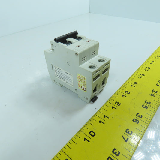 Moeller FAZ-2-S4 2-Pole Circuit Breaker 50/60HZ 415V