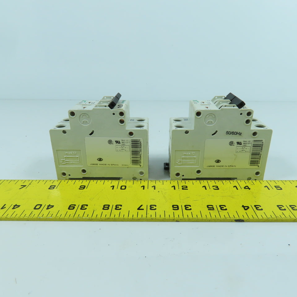 Moeller FAZ-S2/2 2-Pole Circuit Breaker 50/60HZ 415V Lot Of 2
