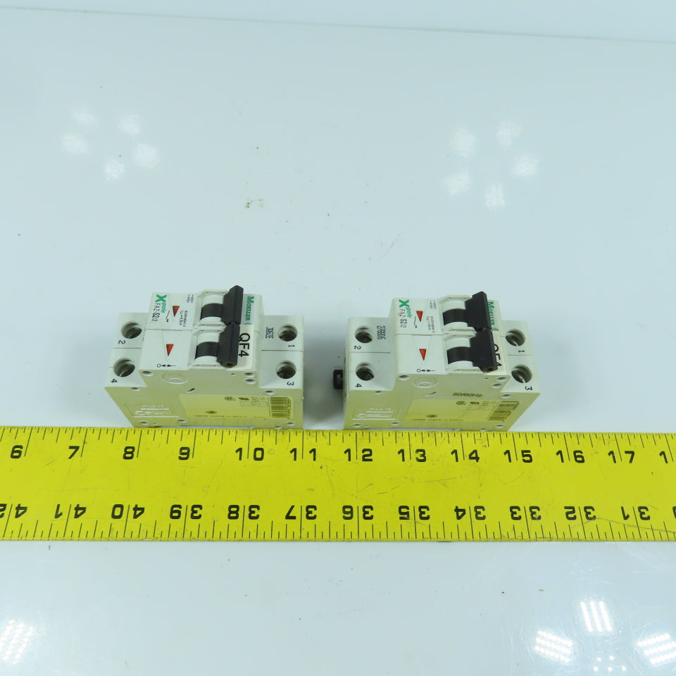 Moeller FAZ-S2/2 2-Pole Circuit Breaker 50/60HZ 415V Lot Of 2