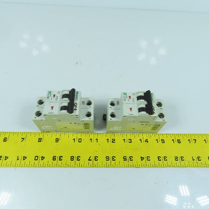 Moeller FAZ-S2/2 2-Pole Circuit Breaker 50/60HZ 415V Lot Of 2