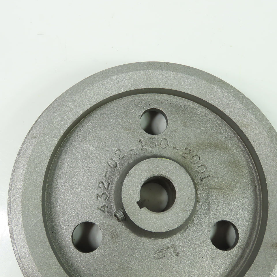 Cast Iron Double Sheave Pulley 5V 38Degree 7"&7-1/2" OD 7/8" Bore