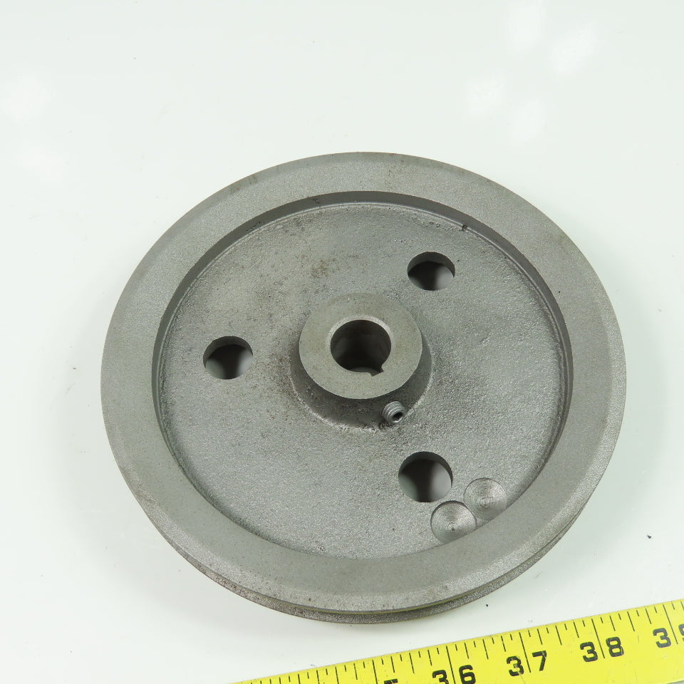 Cast Iron Double Sheave Pulley 5V 38Degree 7"&7-1/2" OD 7/8" Bore