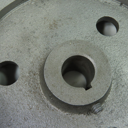 Cast Iron Double Sheave Pulley 5V 38Degree 7"&7-1/2" OD 7/8" Bore