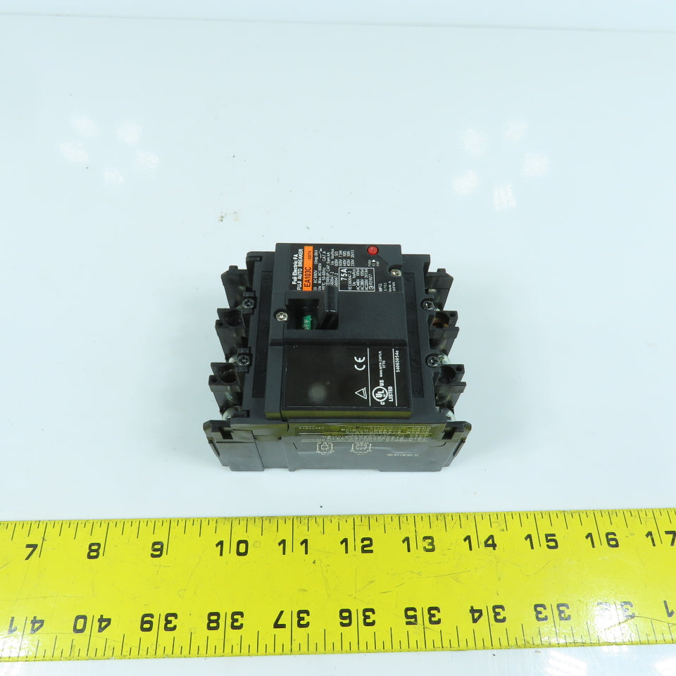 Fuji EA103C 75A Auto Circuit Breaker 3-Pole 600V 5-30HP