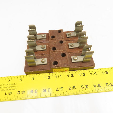 Siba 6100301 30A Fuse Holder 600V Class RK1 Ferrule Style Lot Of 3