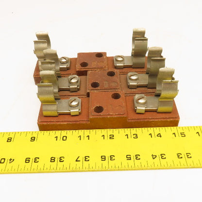 Siba 6100400 60A Fuse Holder 600V Class RK5 Ferrule Style Lot Of 3