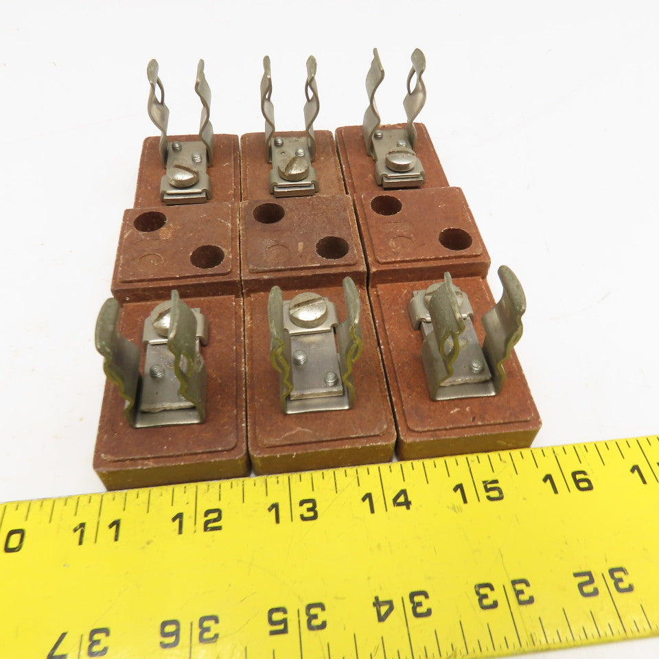 Siba 6100301 30A Fuse Holder 600V Class RK1 Ferrule Style Lot Of 3
