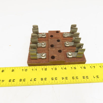 Siba 6100301 30A Fuse Holder 600V Class RK1 Ferrule Style Lot Of 3