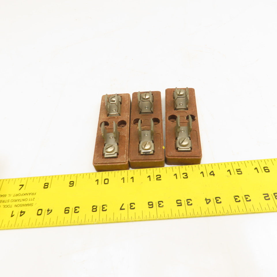 Siba 462.81 30A 250V Fuse Holder Lot Of 3