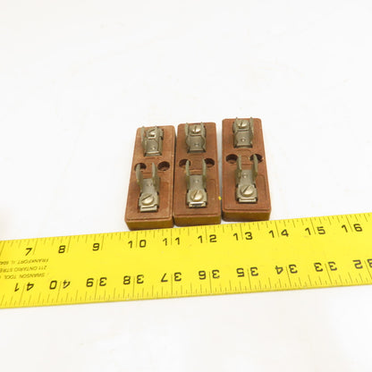 Siba 462.81 30A 250V Fuse Holder Lot Of 3