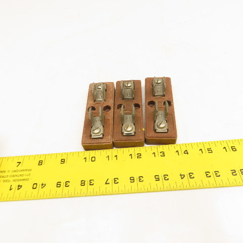 Siba 462.81 30A 250V Fuse Holder Lot Of 3