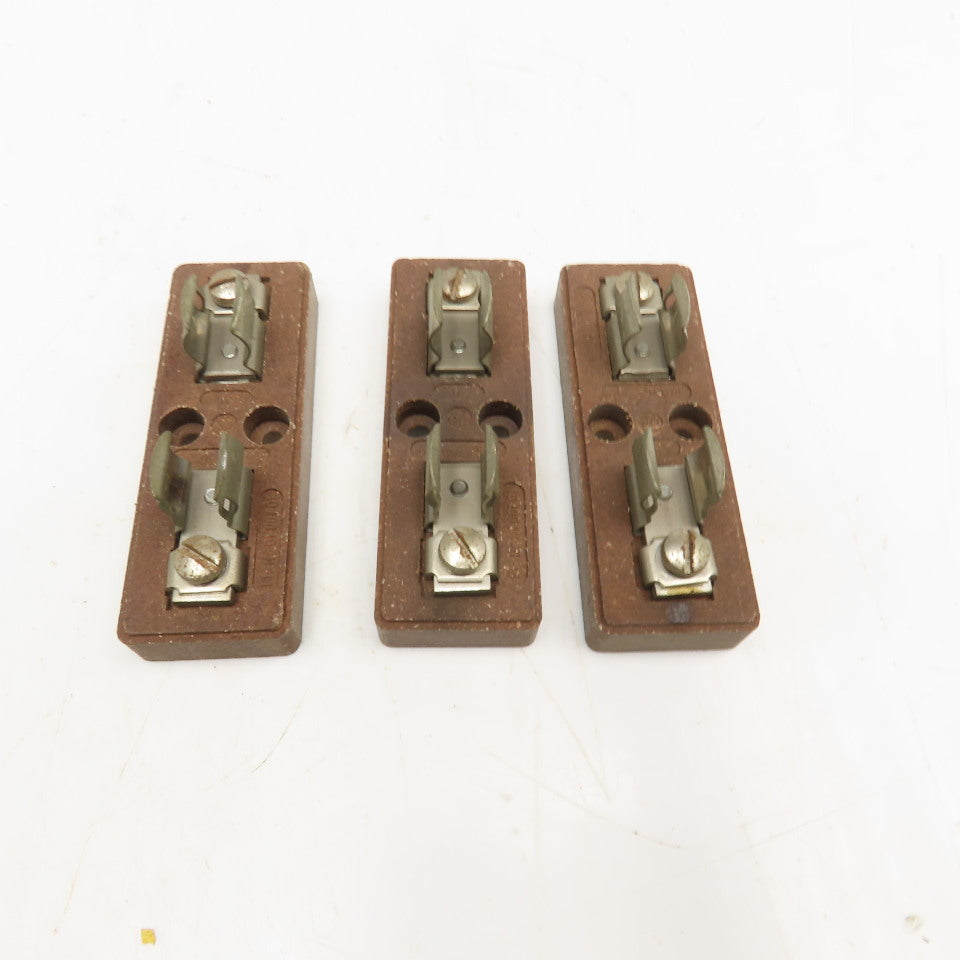 Siba 462.81 30A 250V Fuse Holder Lot Of 3