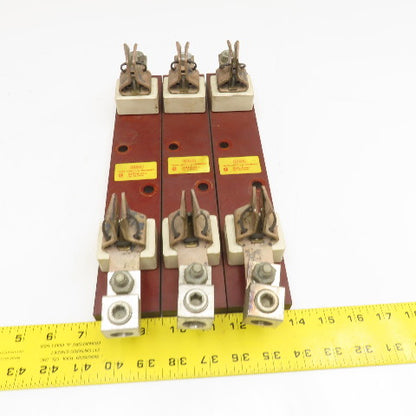 Siba 61 014 01 200A 600V Fuse Holder Class RK5 Blade Cartridge Style Lot Of 3