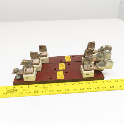 Siba 61 014 01 200A 600V Fuse Holder Class RK5 Blade Cartridge Style Lot Of 3